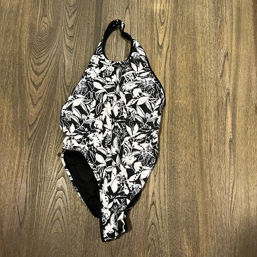 NWOT Victoria’s Secret Swim Floral Backless One Piece Swimwear Multicolor Size M